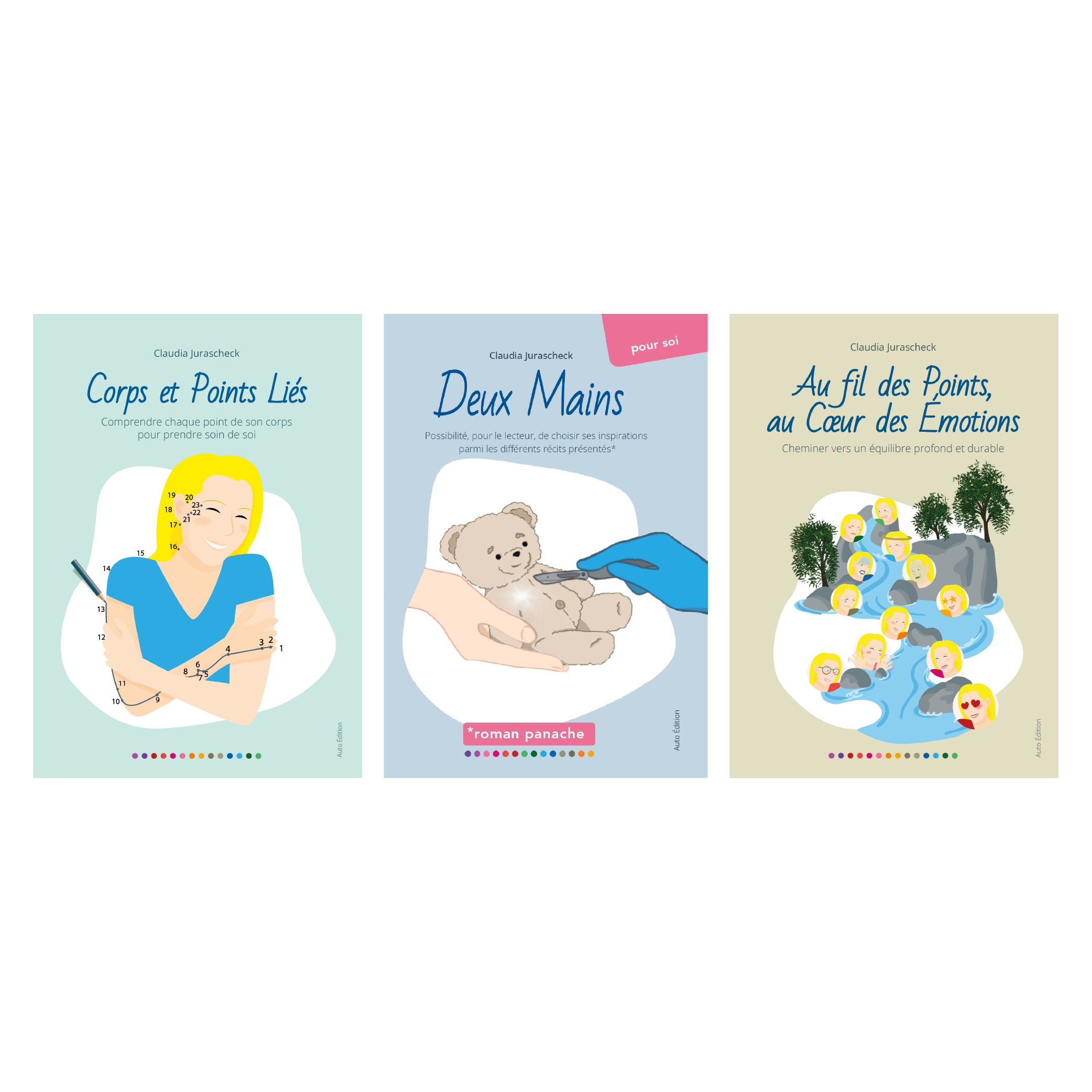 Coffret Kinessence : Corps et Points Liés + Deux Mains + Au Fil des Points, au Cœur des Émotions
