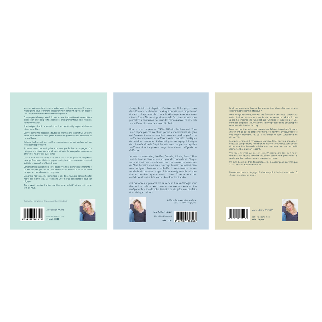 Coffret Kinessence : Corps et Points Liés + Deux Mains + Au Fil des Points, au Cœur des Émotions