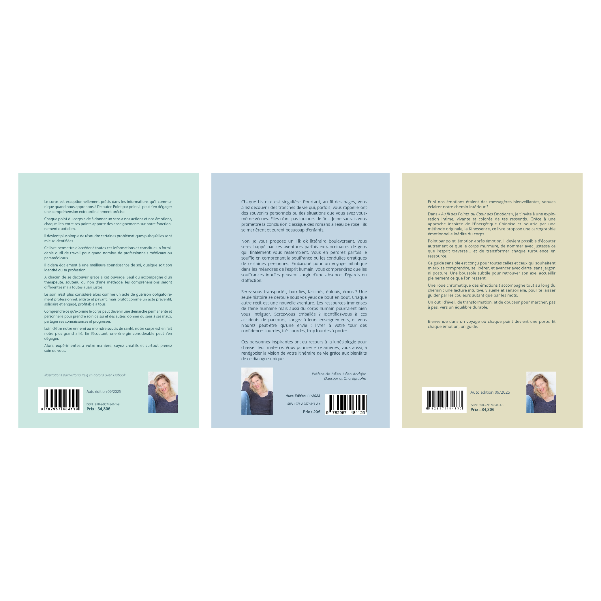 Coffret Kinessence : Corps et Points Liés + Deux Mains + Au Fil des Points, au Cœur des Émotions